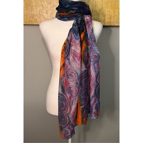 Torino Abstract Scarf - Picture 4 of 13